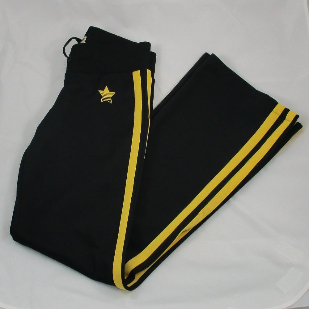 Arizona Jean Company Black/Gold Stripe Pants - Picture 1 of 4